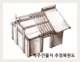 벽주건물지 추정복원도