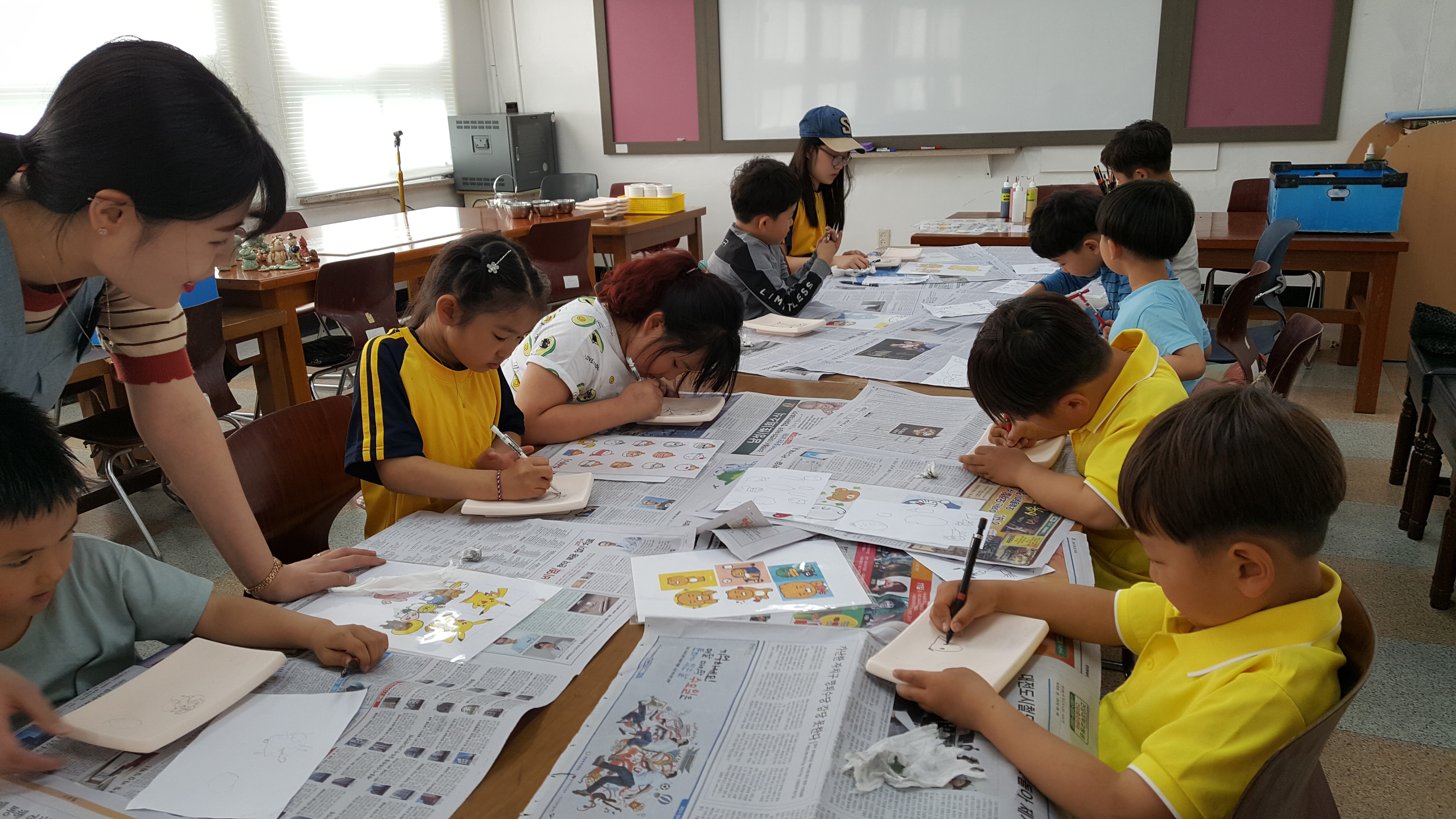 2018 상반기 읍 ·면지역 평생학습센터 프로그램(주물주물 도자기) 이미지